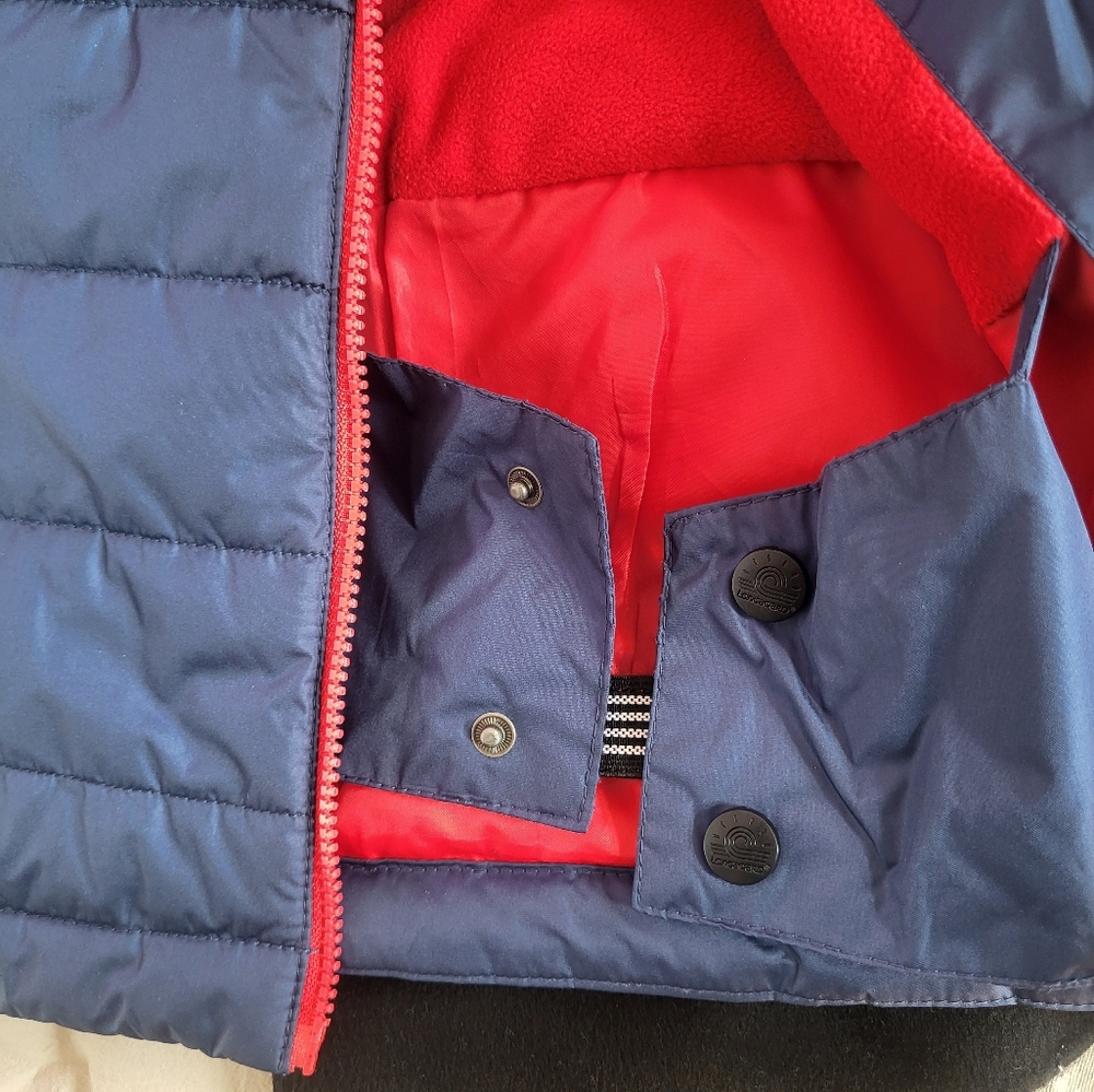 Colorblock Ski Puffer Jacket - Picture 3 of 4